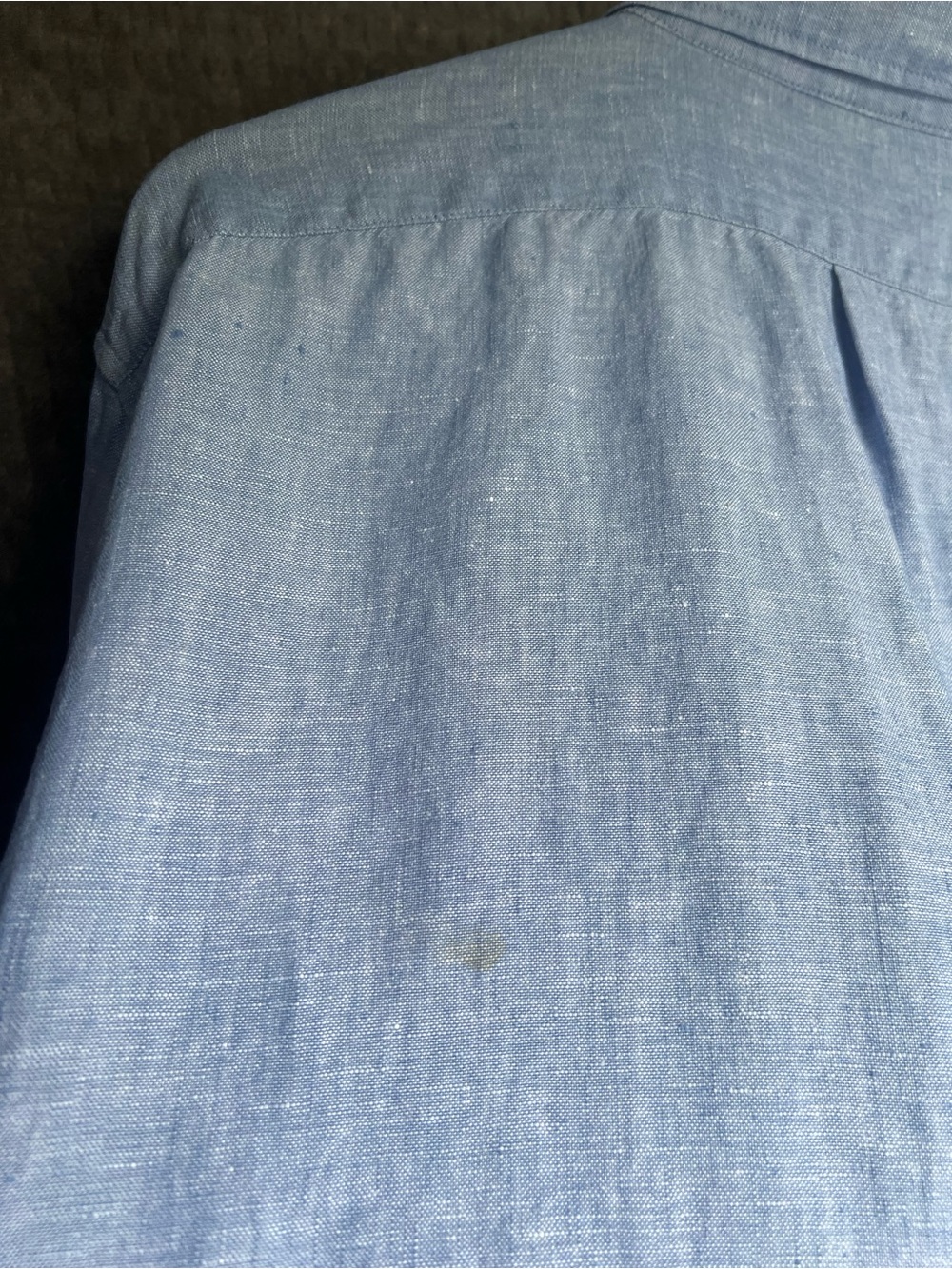J.Crew Baird McNutt Irish linen Button Down Shirt XL Blue Classic Summer Beach - Picture 10 of 15